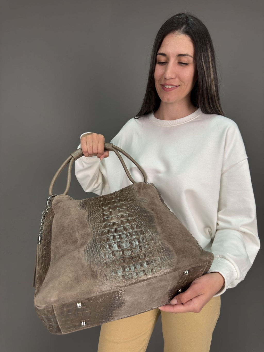 Сумка женская из телячьей кожи