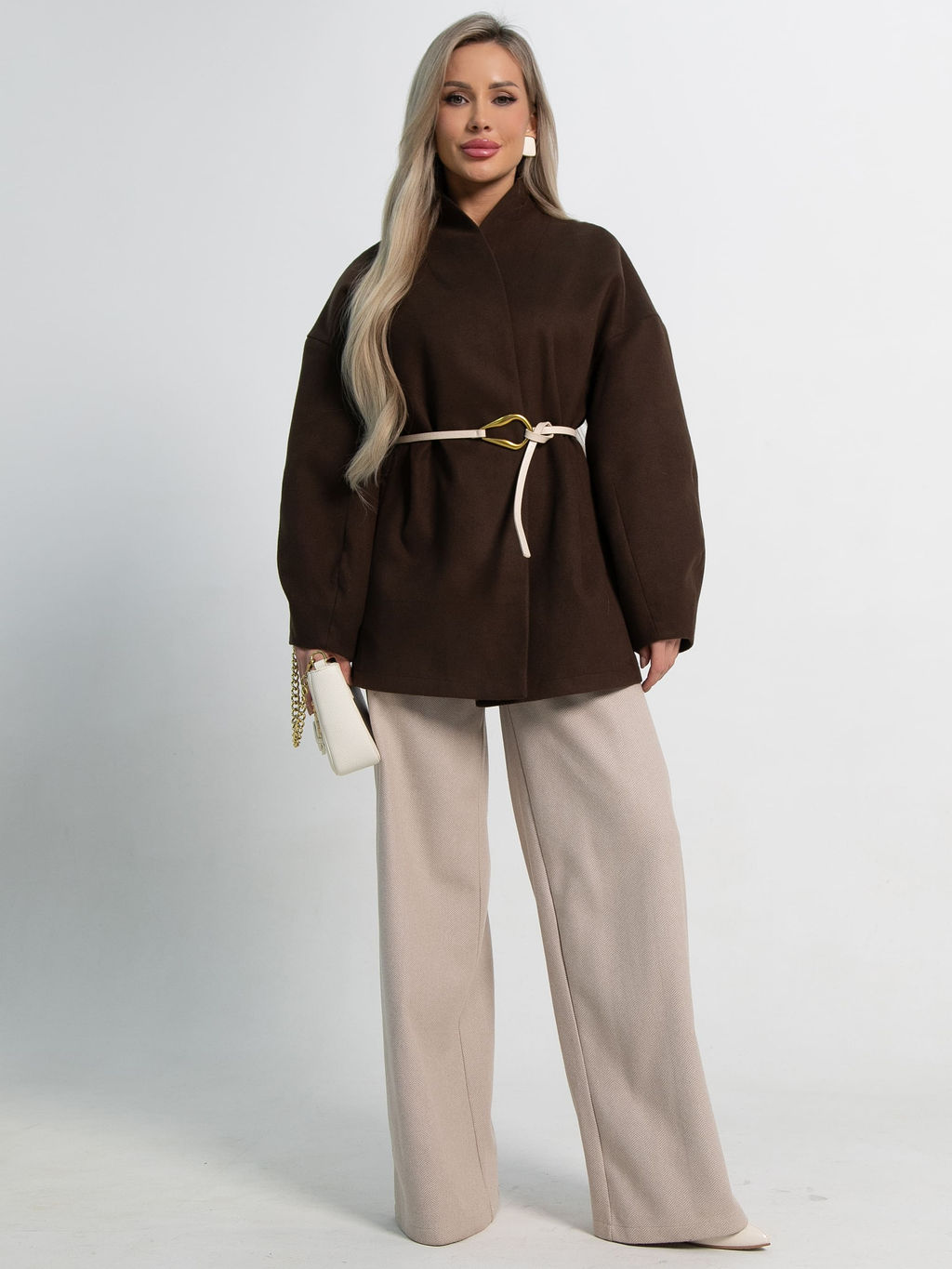 Пальто Мелания (горький шоколад) Б15185-5М - Lt collection фото 5