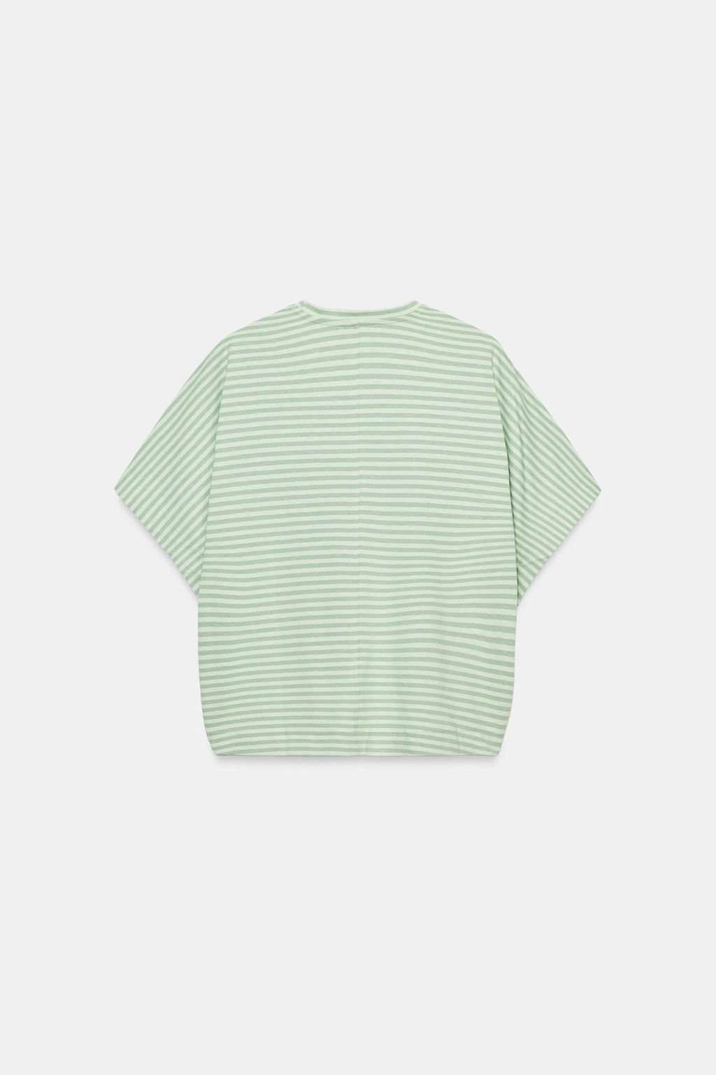 CAMISETA OVERSIZED RAYAS / Verdes - Zara фото 5