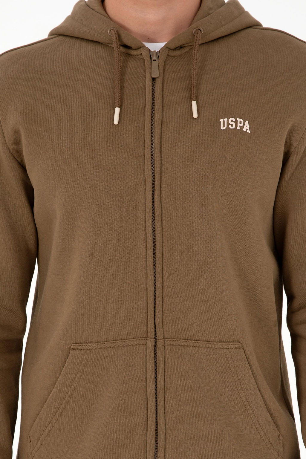 Мужской вязаный кардиган цвета хаки Неожиданная скидка в корзине - U.s. polo assn фото 6