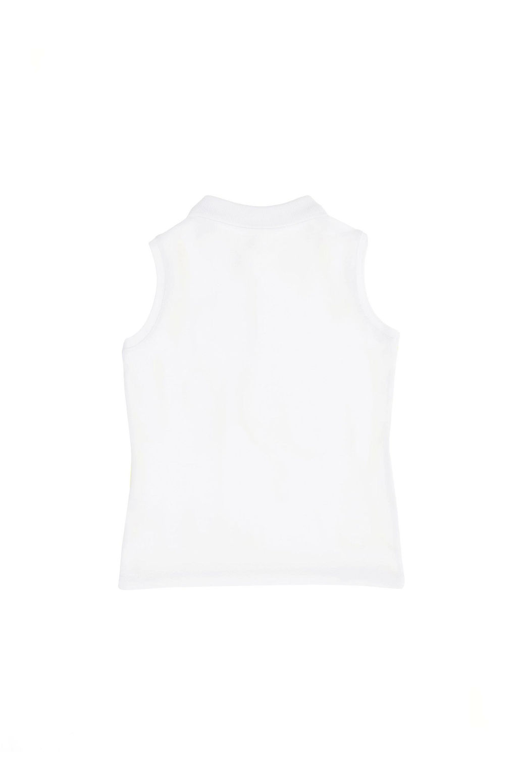 Белая футболка с воротником-поло для девочек - U.s. polo assn фото 5