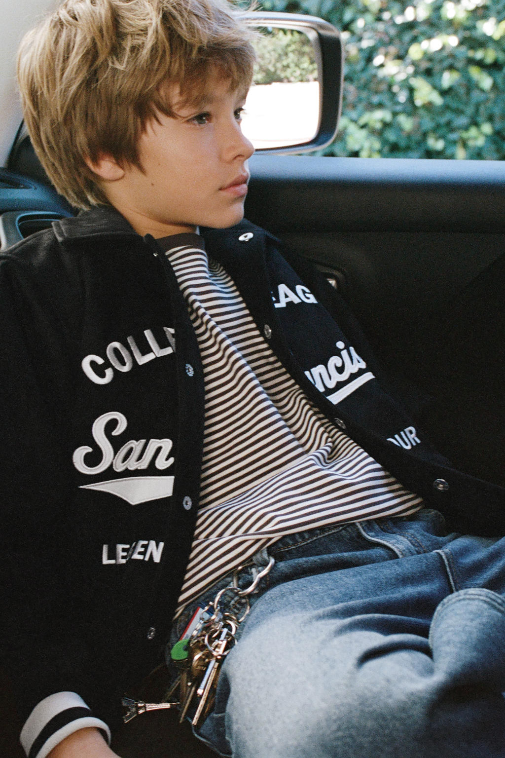 HEAVYWEIGHT STRIPED T-SHIRT WITH EMBROIDERED TEXT - Zara фото 10