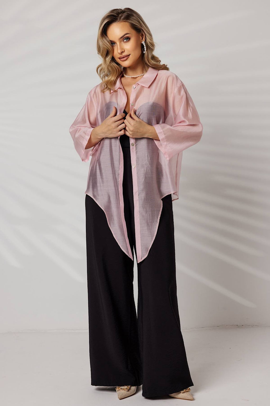 Блузка 4438/07/Розовый - Rise фото 7