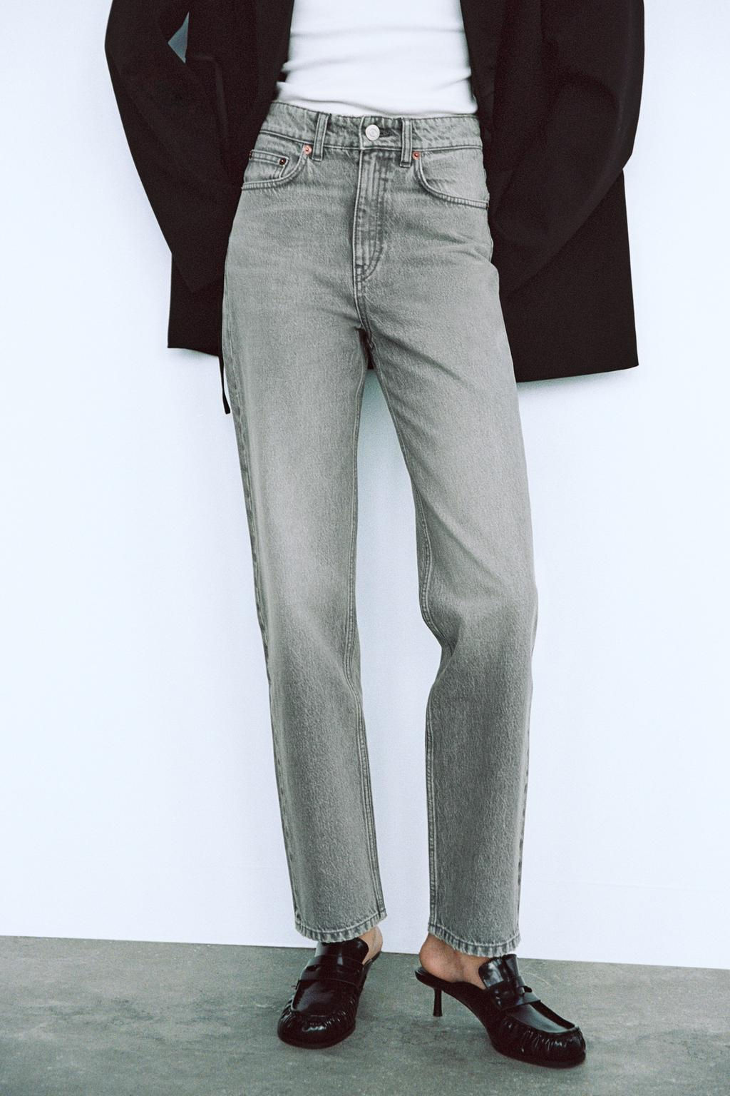 TRF MOM FIT HIGH-WAIST JEANS - Zara фото 42