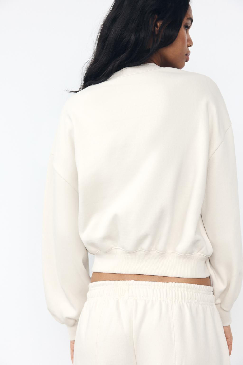 BASIC PLUSH SWEATSHIRT - Zara фото 20