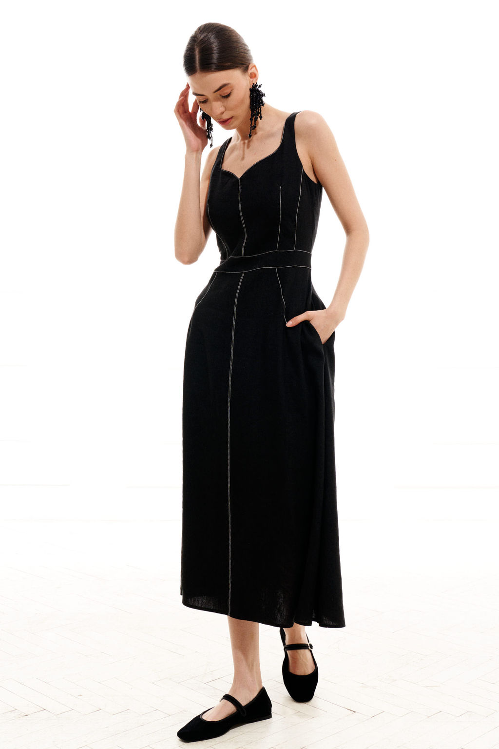 Сарафан 1991 (Лен - 100%) - Elletto фото 9