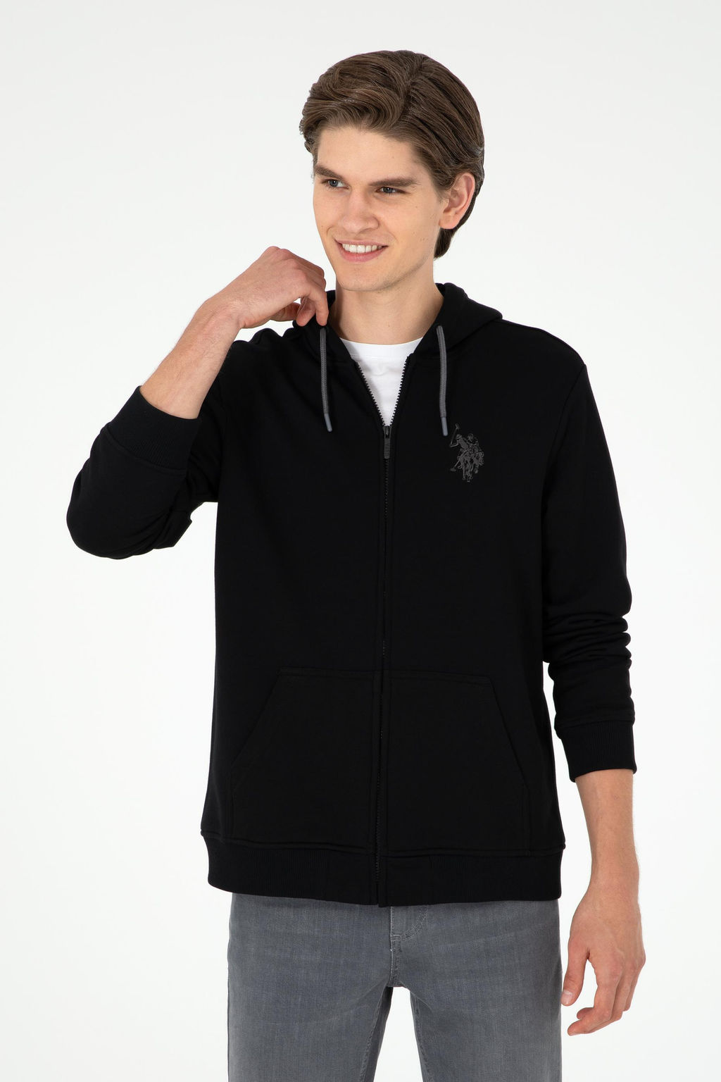 Мужской черный свитшот Неожиданная скидка в корзине - U.s. polo assn фото 8