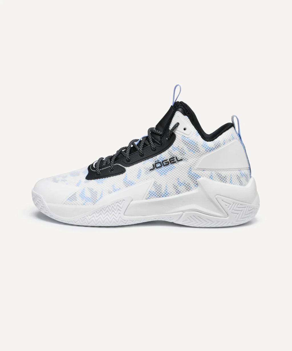 Кроссовки баскетбольные JOGEL Playmaker, белый/голубой/черный  фото 4