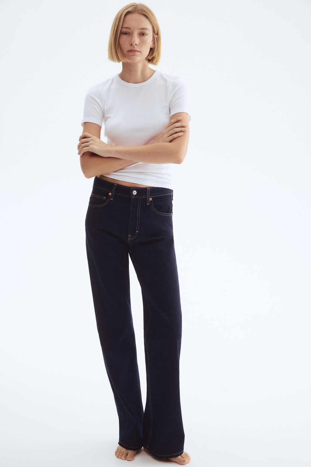 Bootcut High Jeans - H&m фото 4