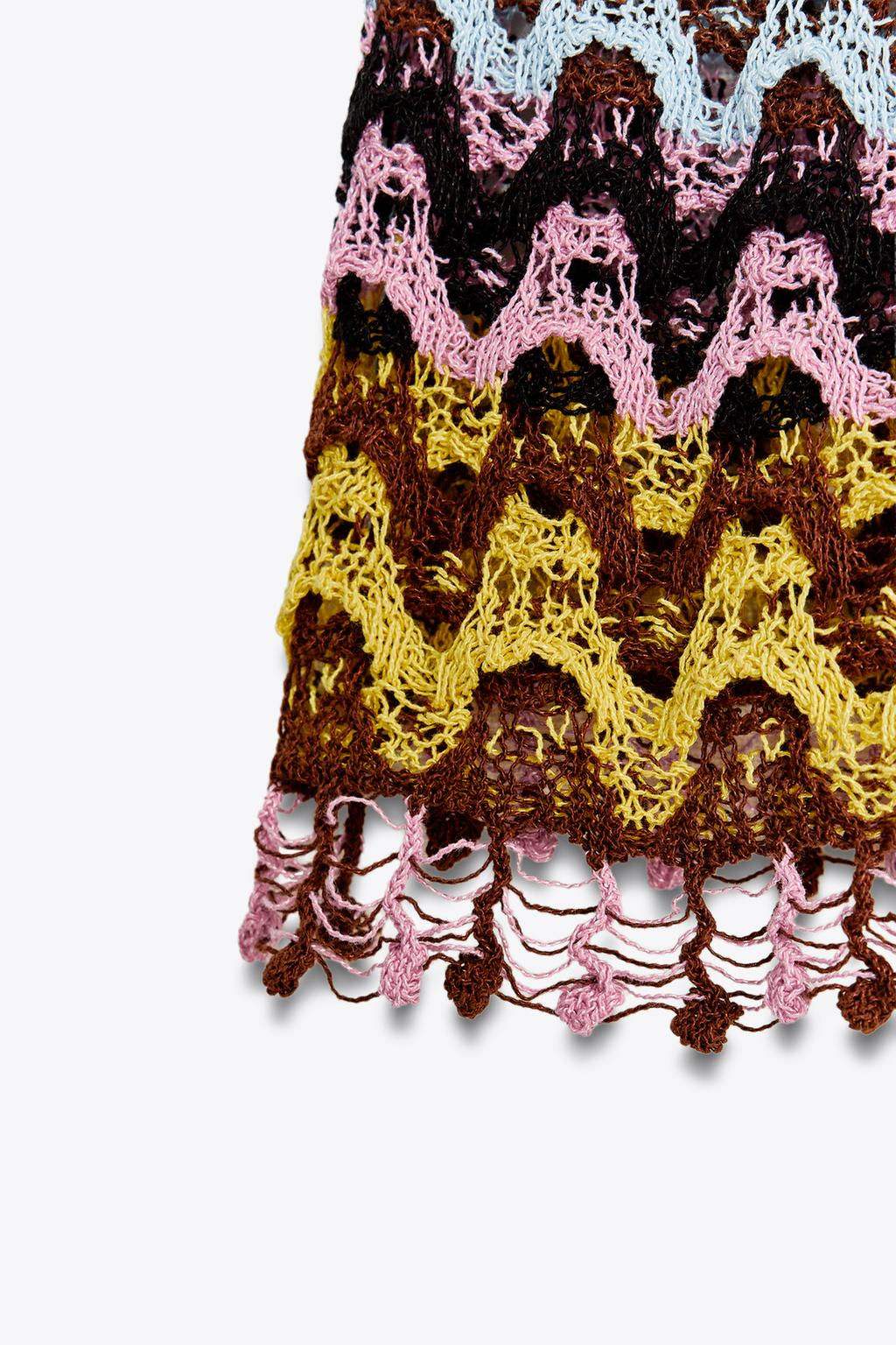 MINI KNIT DRESS - Zara фото 7