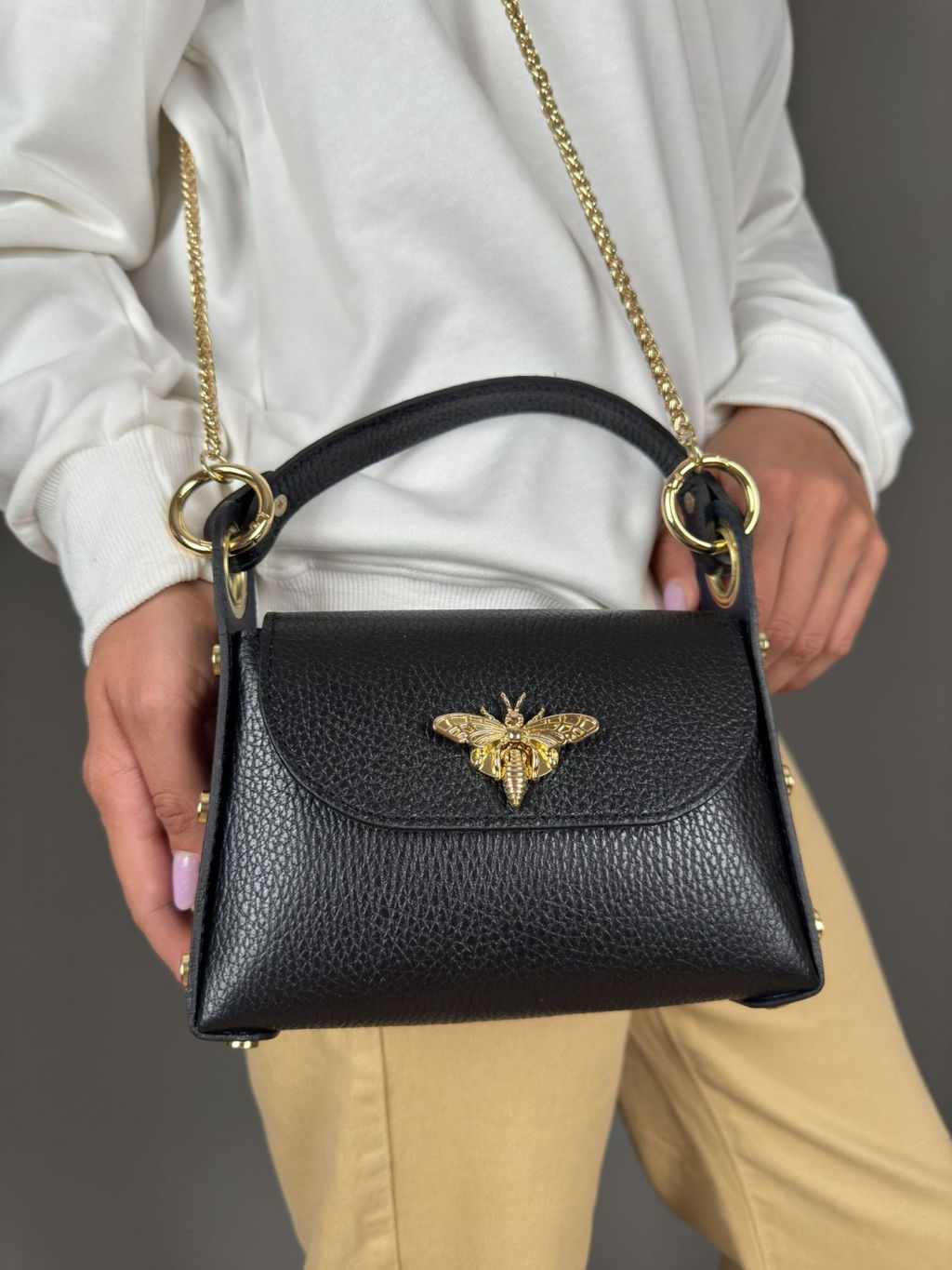 Сумка женская из телячьей кожи