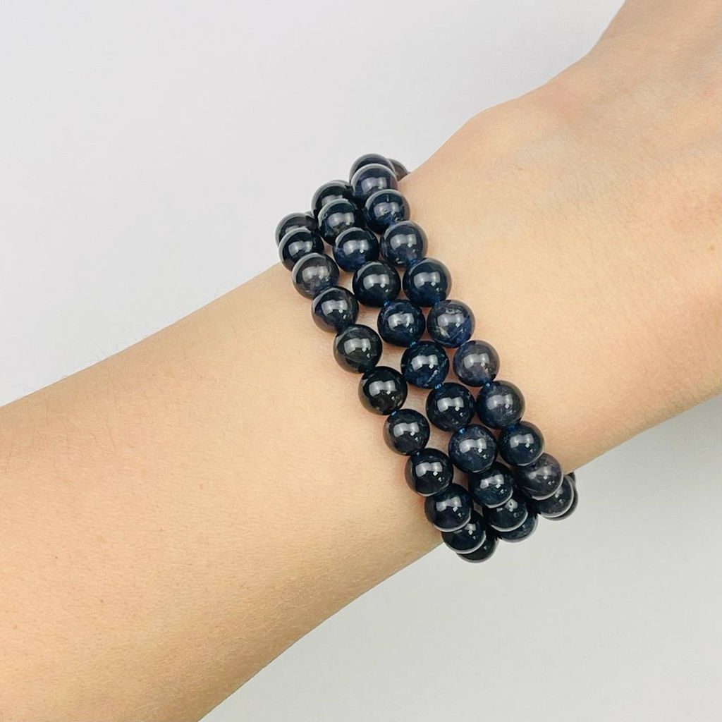 Бусины для украшений из Иолита (60 бусин) 39 см