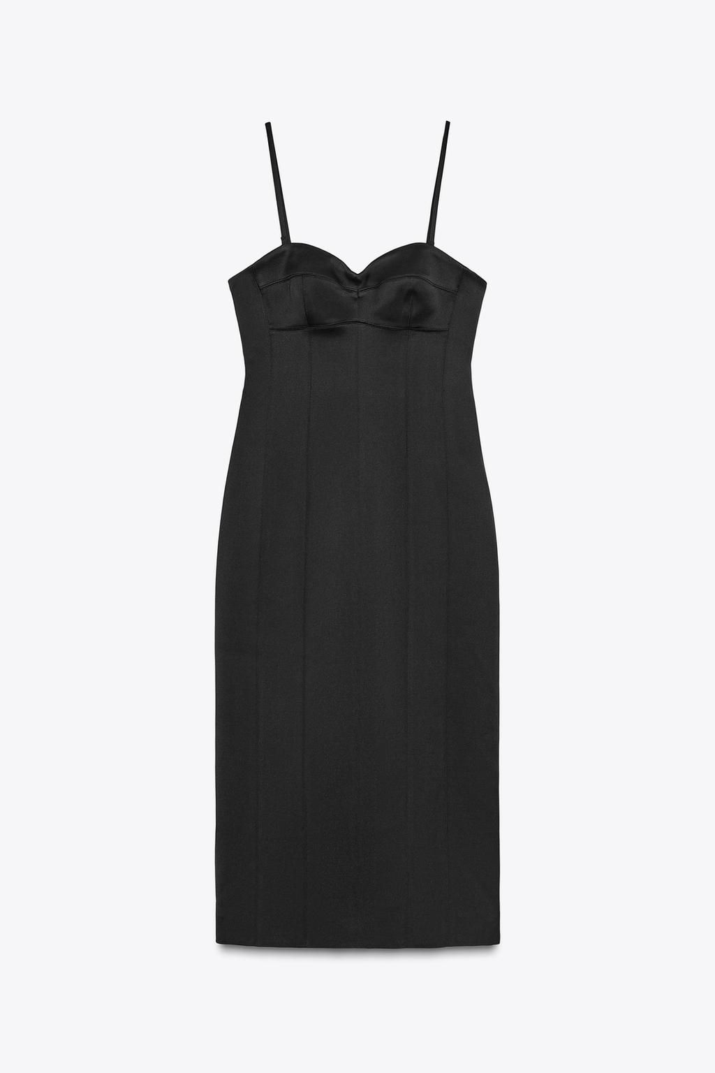 ZW COLLECTION MULTI-POSITION SATIN DRESS - Zara фото 6