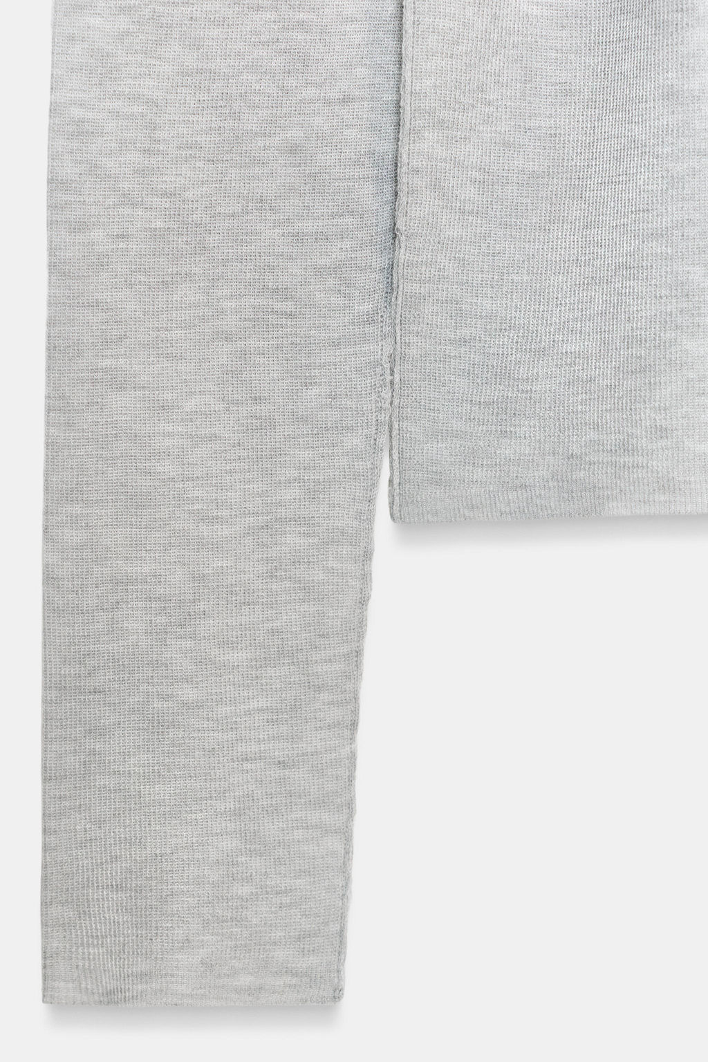 TOP PUNTO SEMITRANSPARENTE / Gris vigor? - Zara фото 9