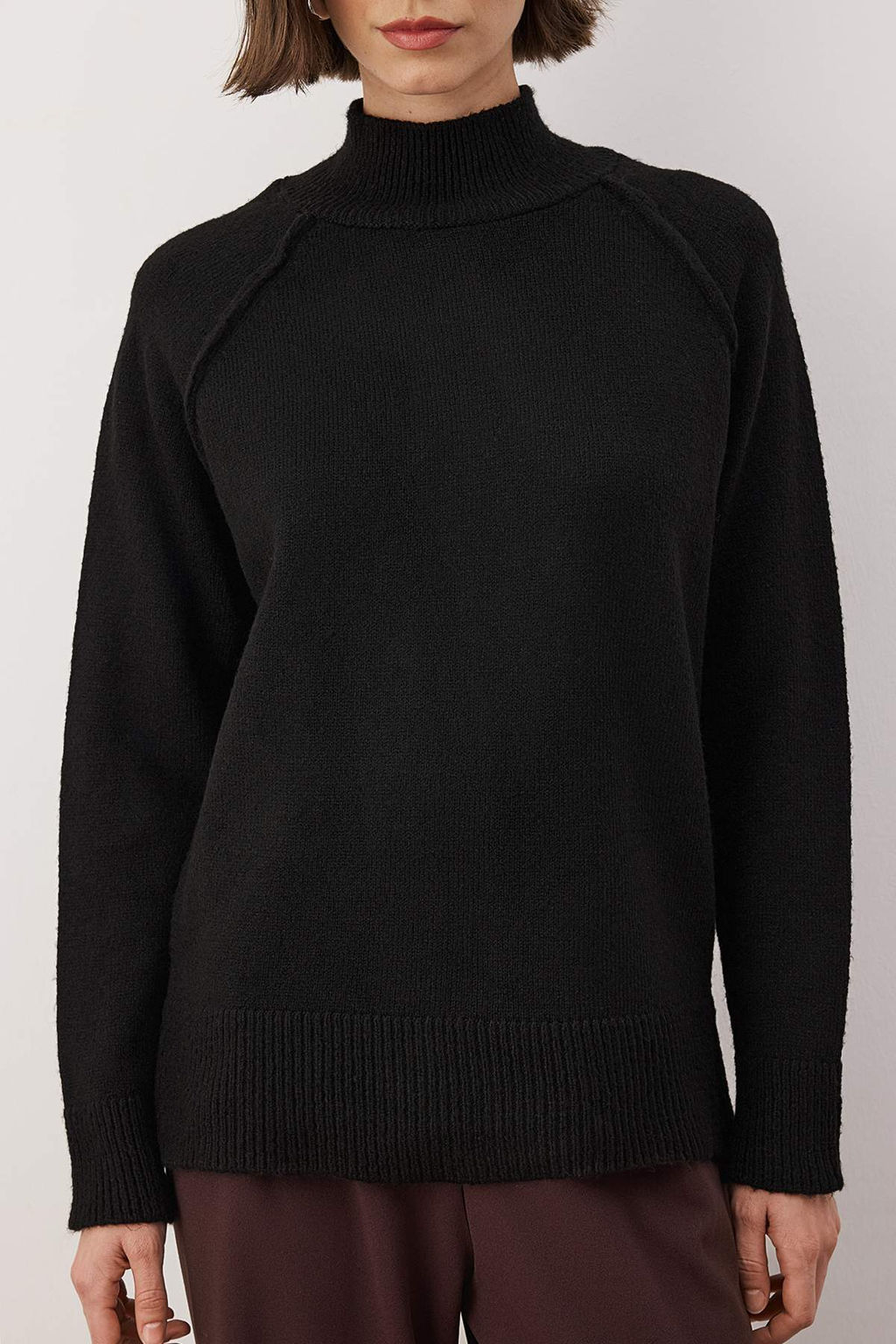 Haki Yumusak Dokulu Genis Kal?p Triko Kazak TWOAW26KZ00191 - Trendyolmilla фото 19