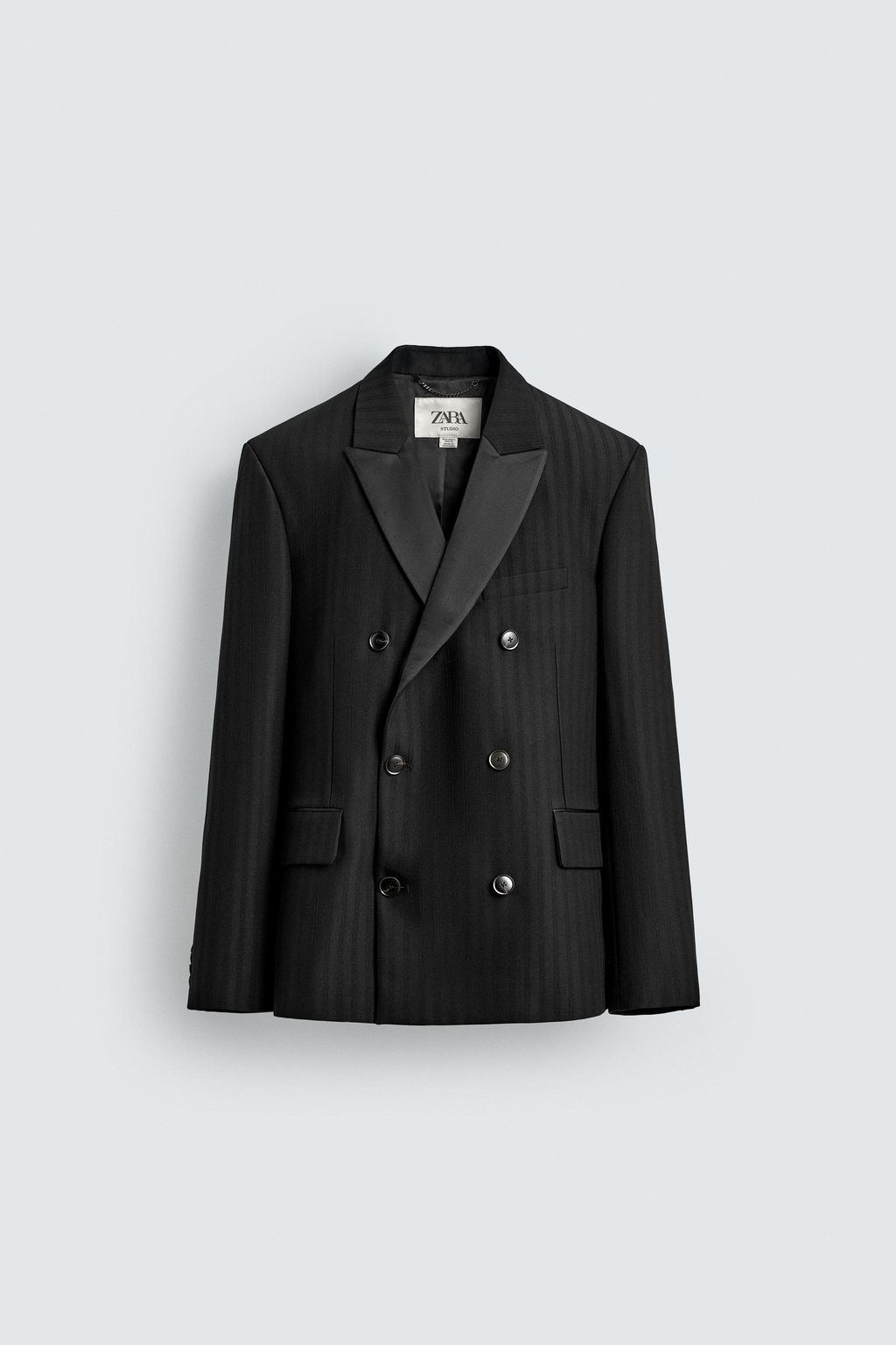 LIMITED EDITION DOUBLE-BREASTED SUIT BLAZER - Zara фото 7