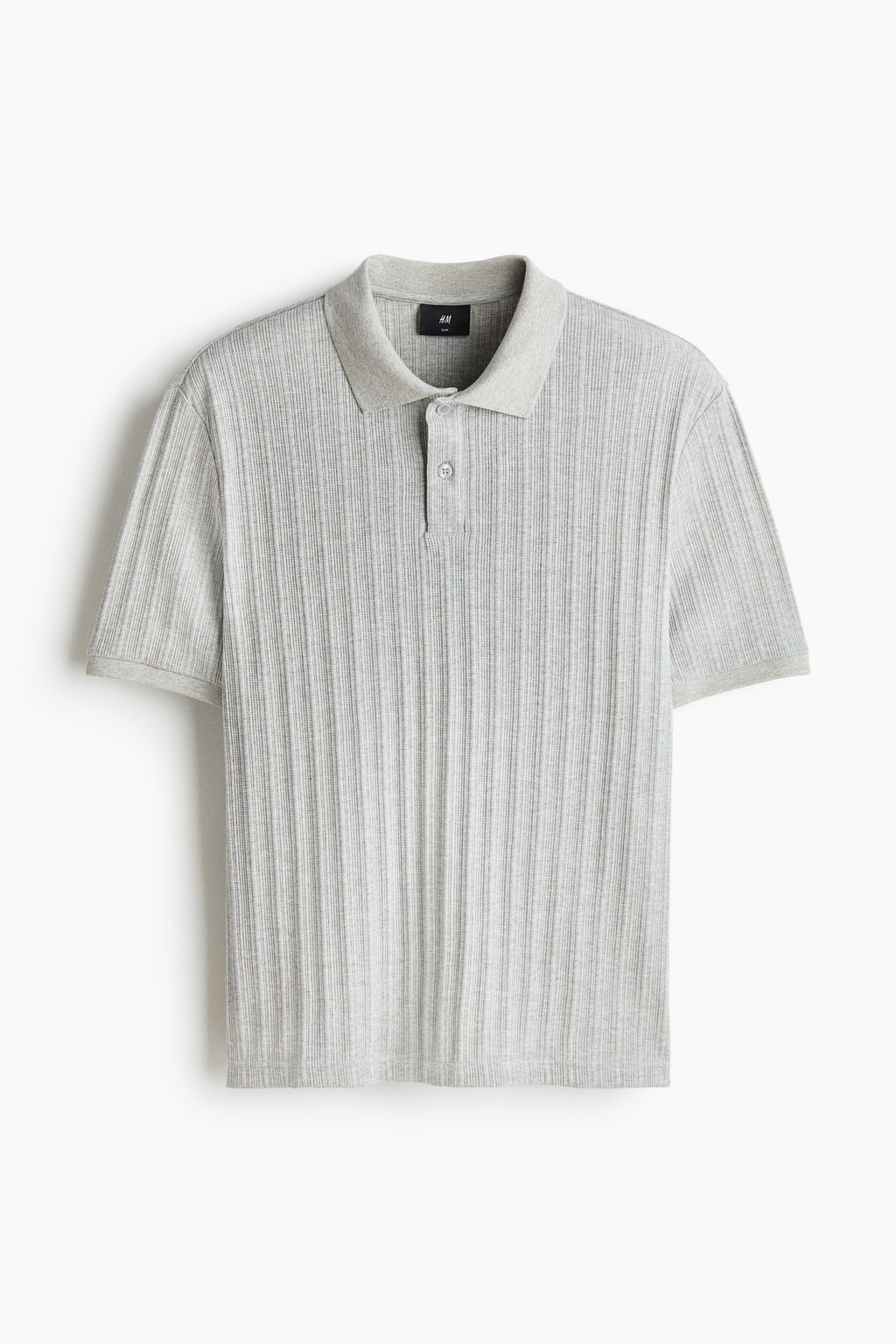 Polo en punto con textura Slim Fit - H&m фото 7