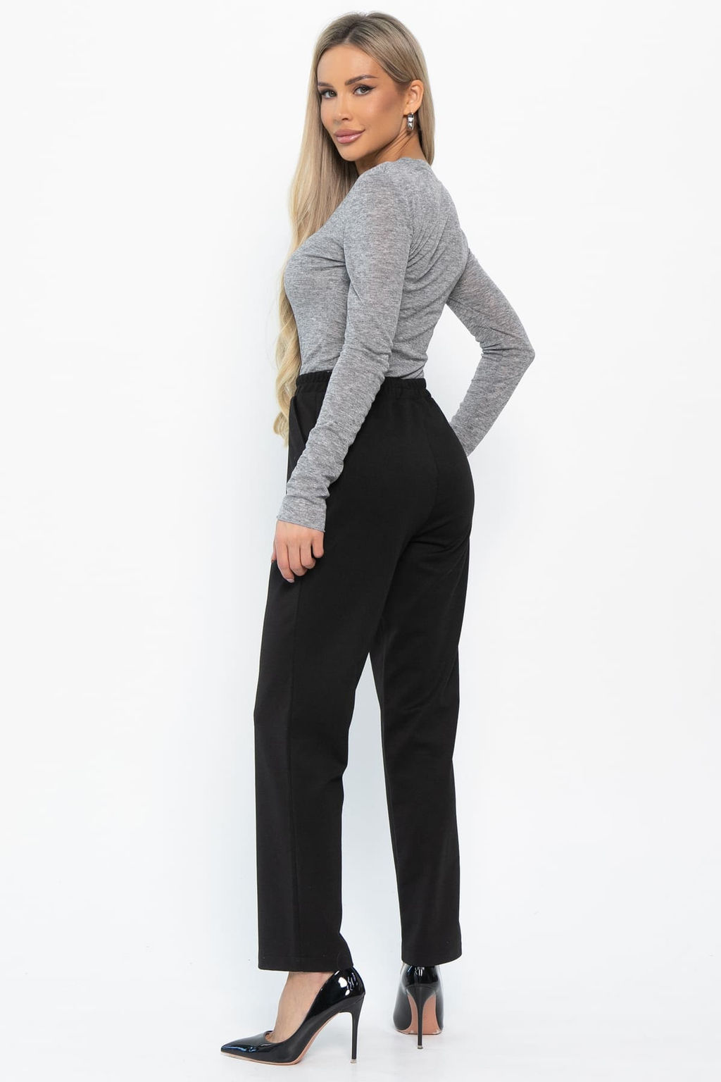 Брюки Беззаботное путешествие (черные) Б14865-16М - Lt collection фото 3