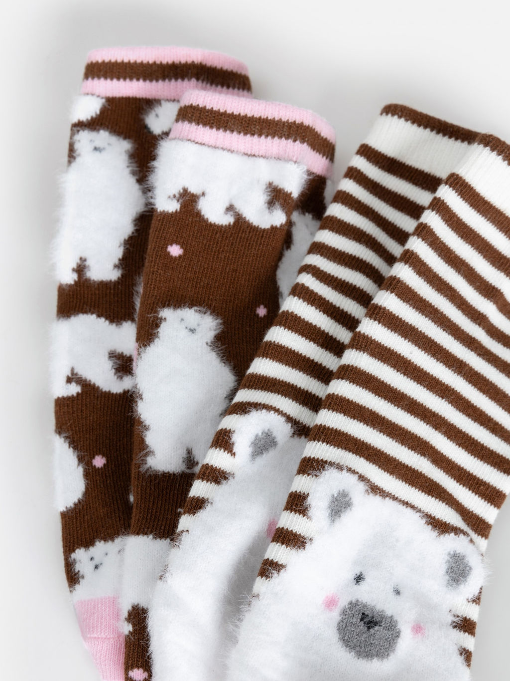 ACOOLA / Носки детские в наборе из 2 пар Kaliyari коричневый  фото 2