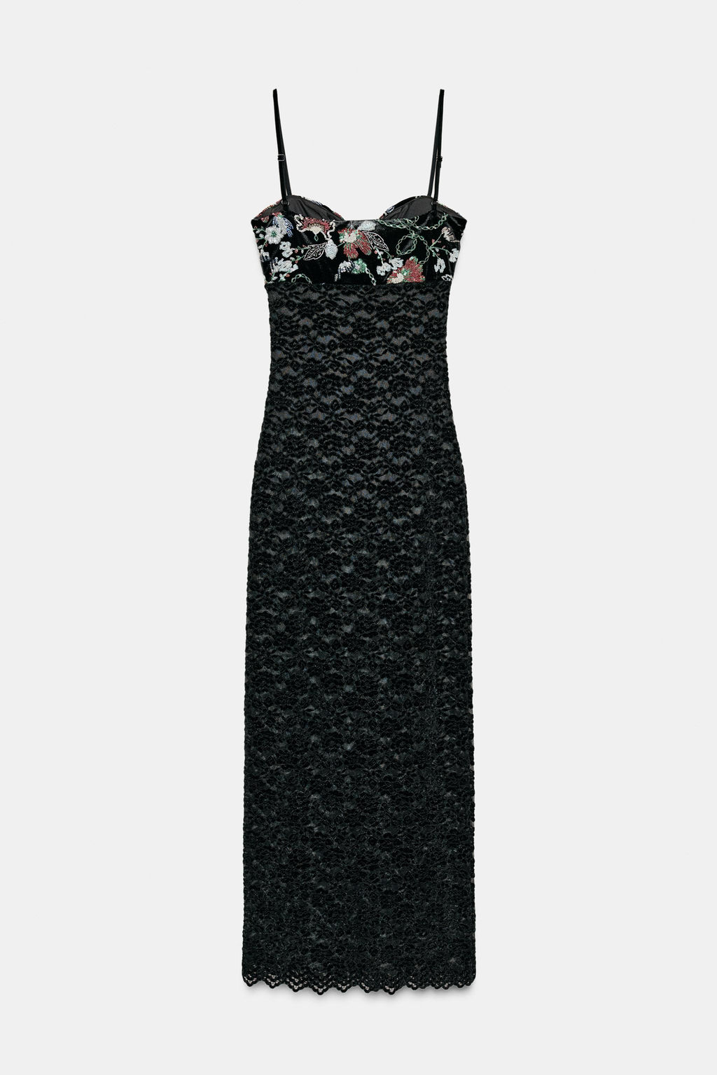 LACE EMBROIDERED DRESS - Zara фото 7