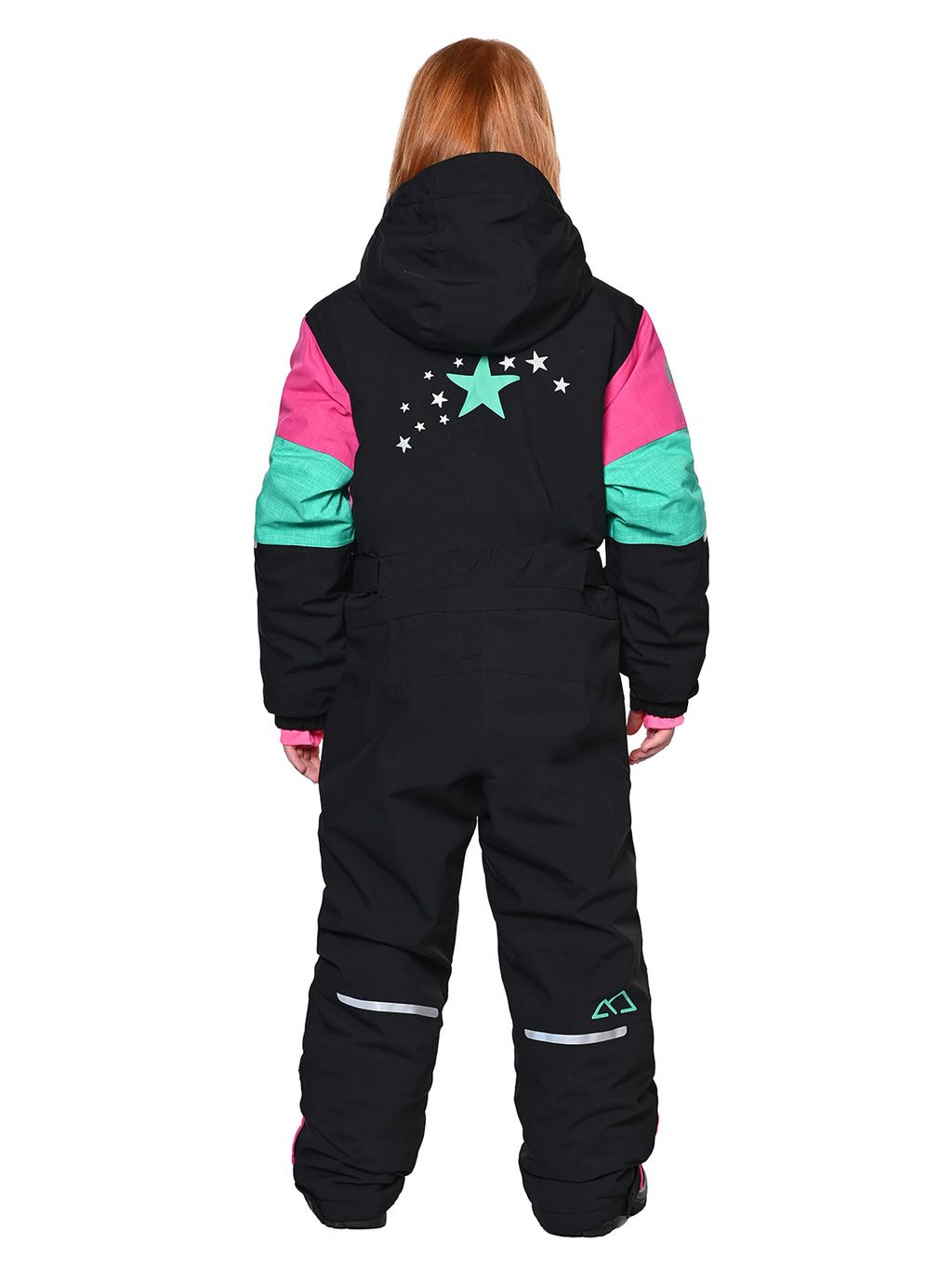 Комбинезон T-9080 Розово-черный