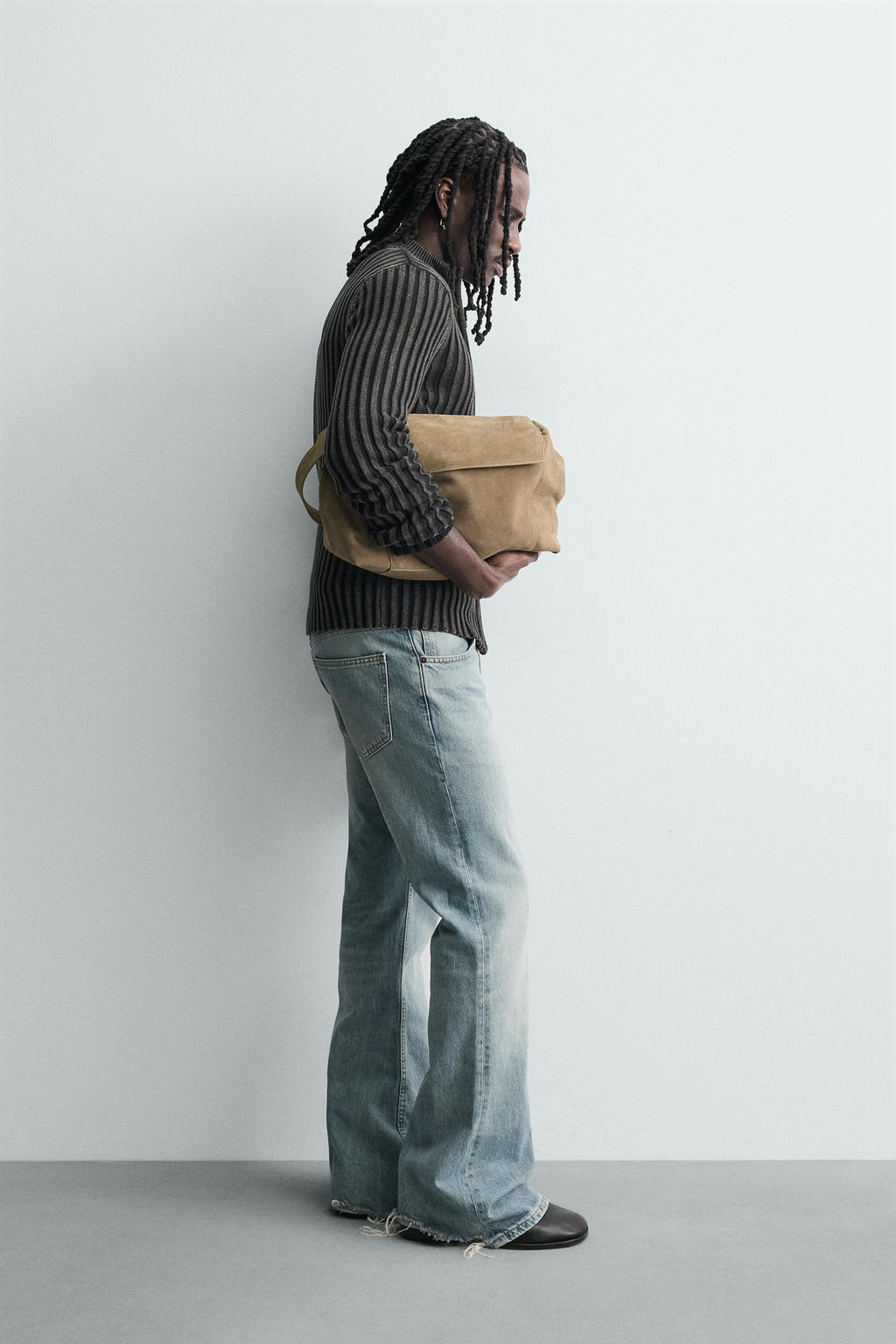 TEXTURED RIBBED JACKET - Zara фото 4