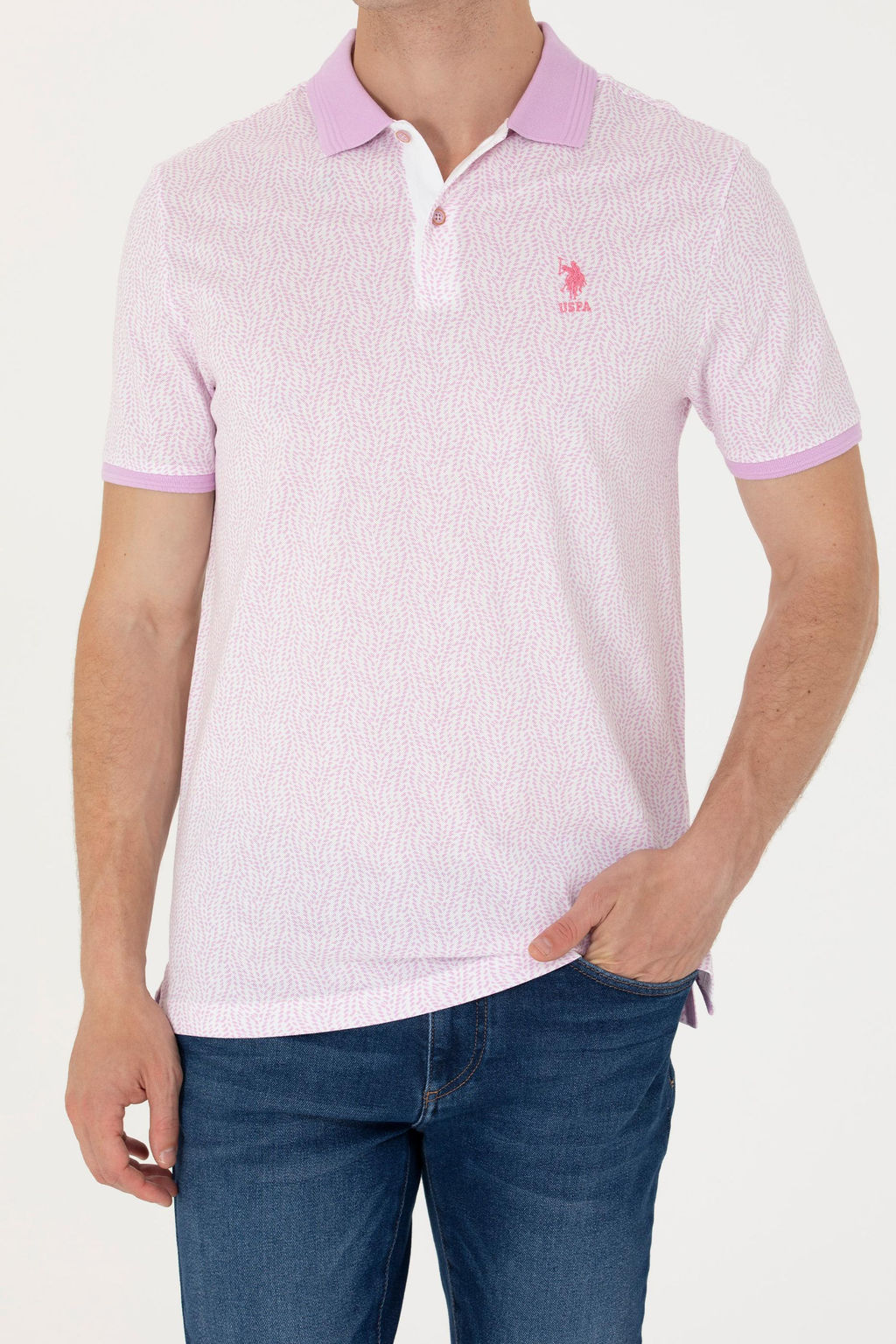 Футболка U.S. Polo Assn мужская магнолия хлопок  фото 20