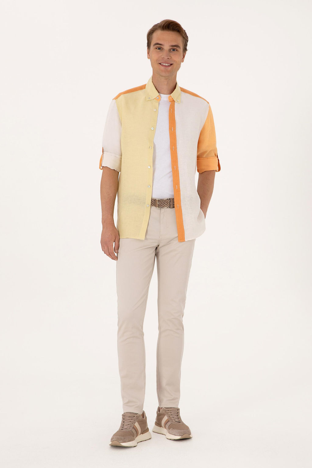 Erkek Turuncu Uzun Kollu G_mlek - U.s. polo assn фото 4