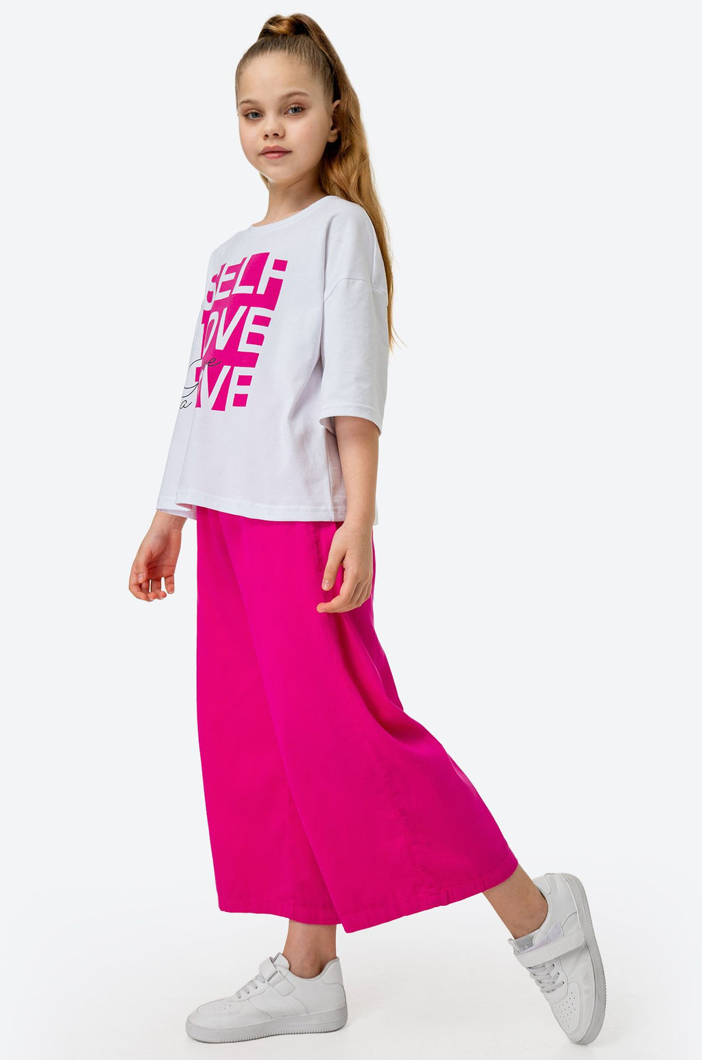 Костюм для девочки с брюками палаццо Bonito  фото 27