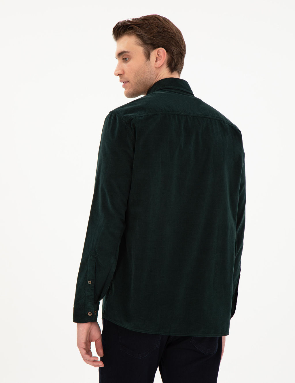 Ye_il Regular Fit Uzun Kollu G_mlek - Pierre cardin фото 5