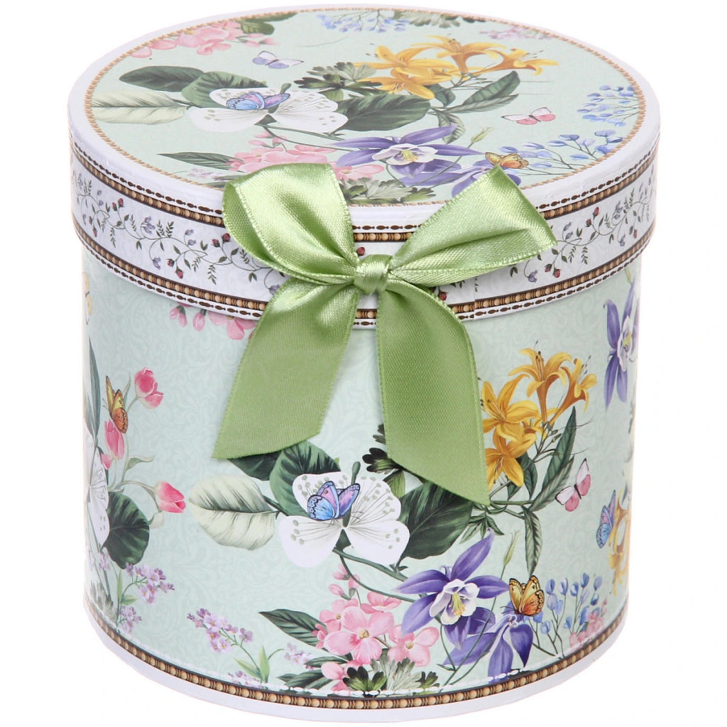 Кружка керамическая 300мл "Цветочная фантазия" в подарочной коробке