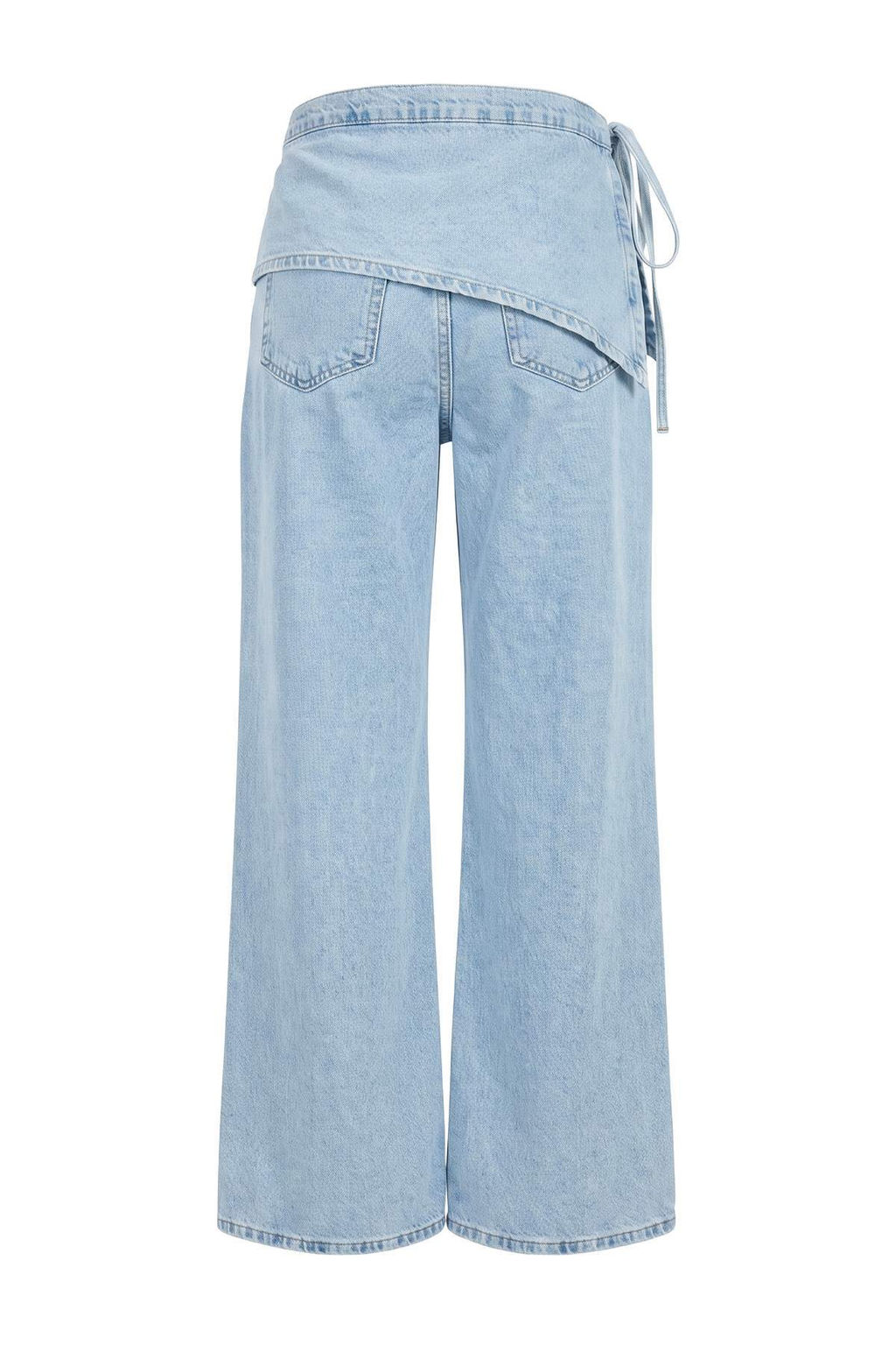 A__k Mavi Bel Detayl_ D___k Bel Wide Leg Jeans TWOAW27JE00160 - Trendyolmilla фото 3