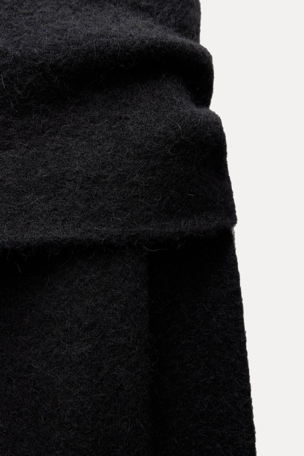 ALPACA OFF-THE-SHOULDER KNIT SWEATER - Zara фото 5