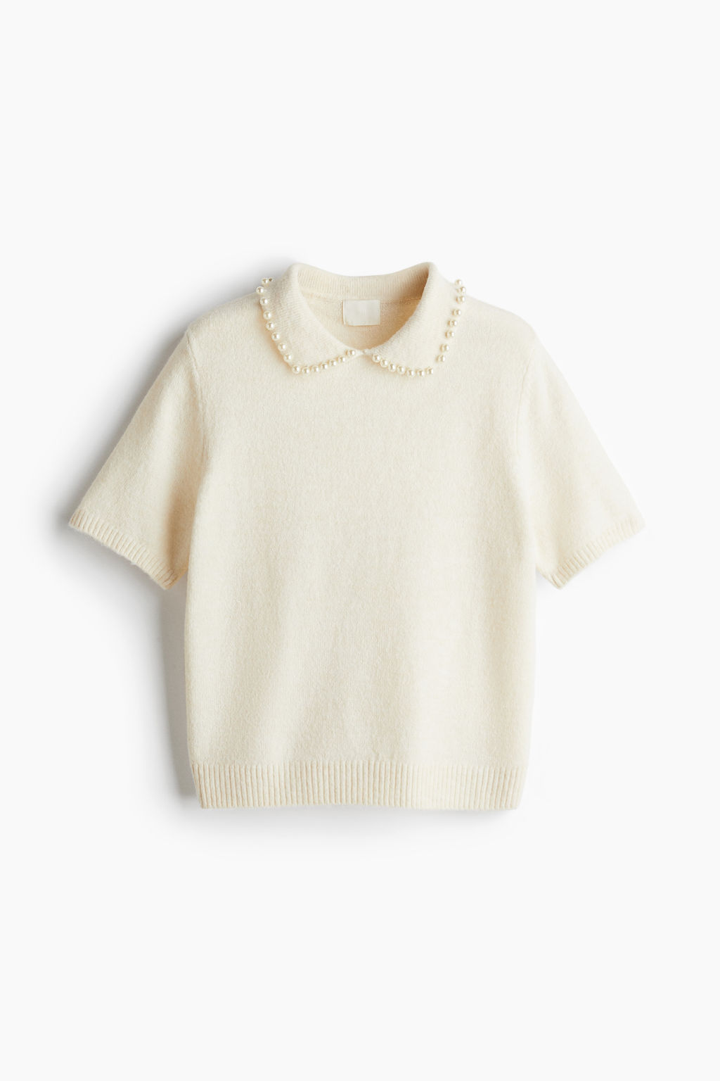Top de punto con cuello de cuentas - H&m фото 7