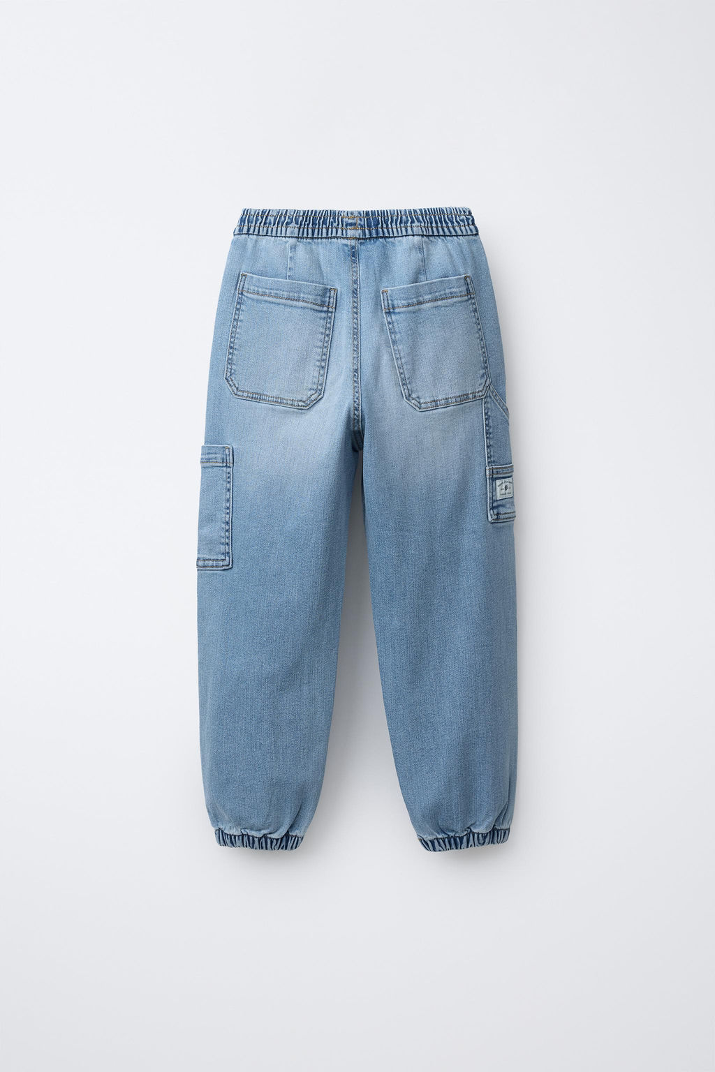 JEANS COMFORT JOGGER / Azul medio - Zara фото 3