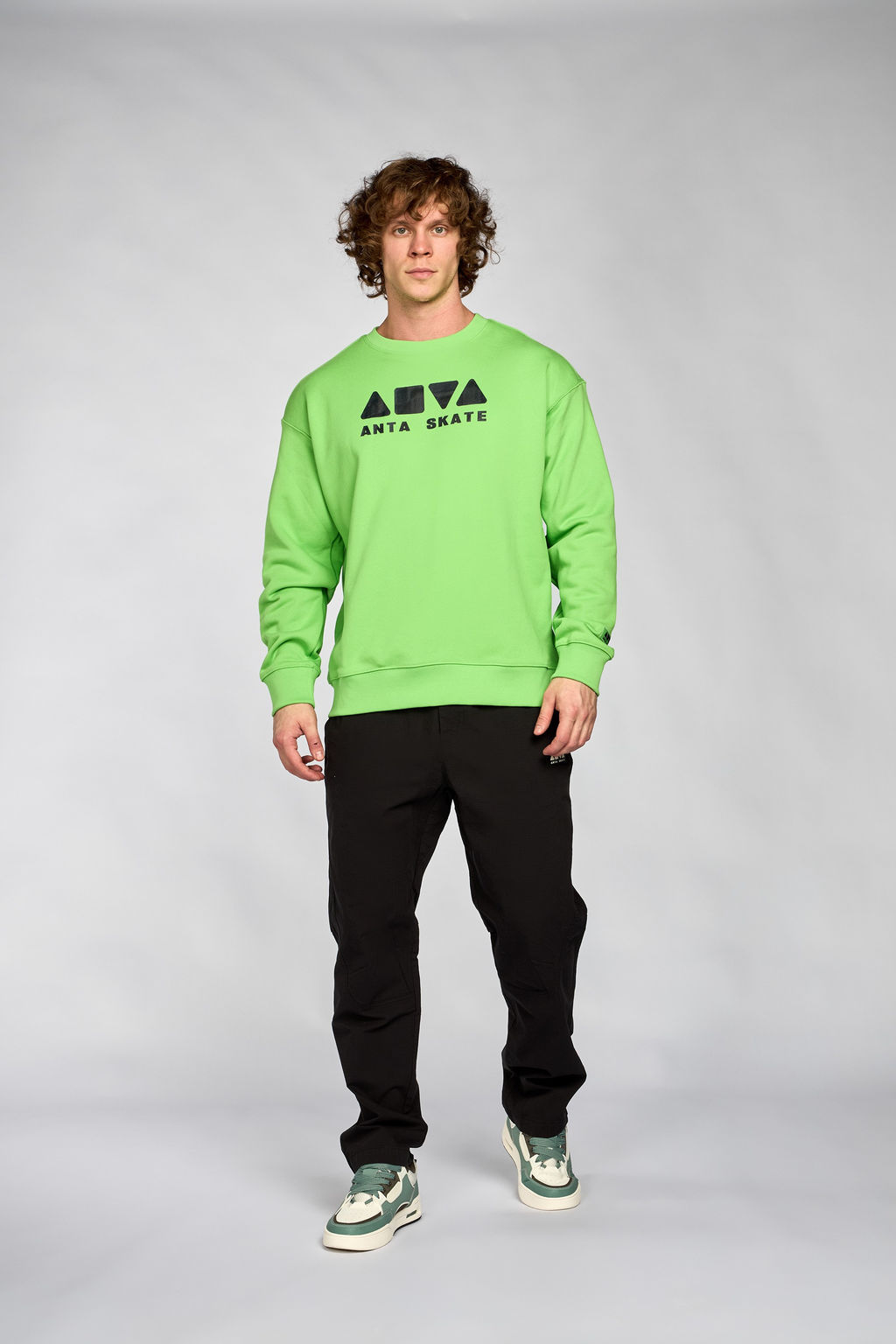 Свитшот Зеленый - Anta фото 2