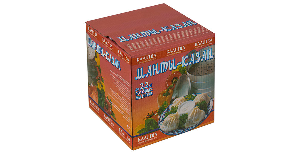 АЛ_Мантоварка 6,0л (3-мя сетками) 2,2 кг. арт.180635 Калитва
