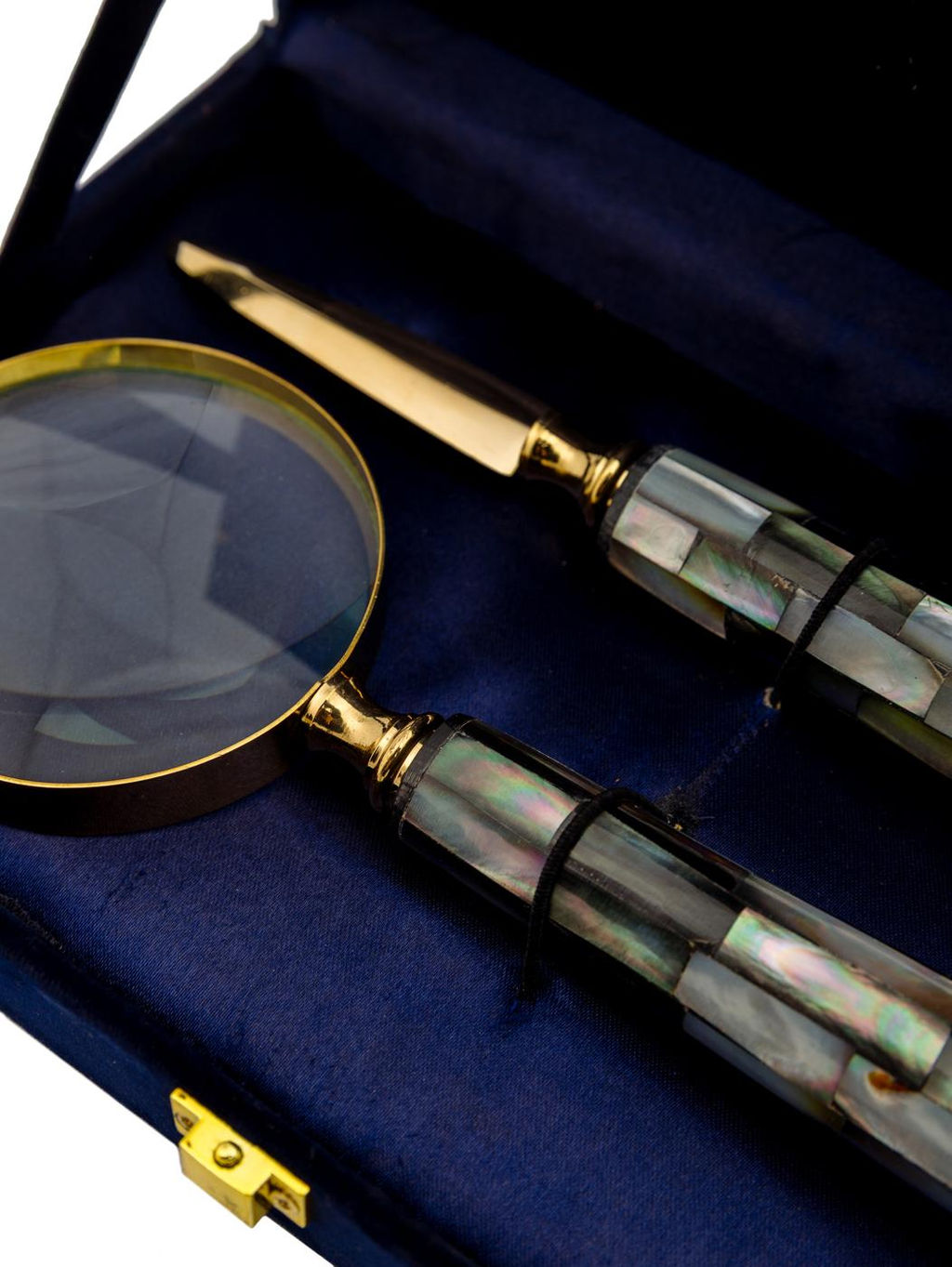 Набор для офиса (лупа, нож д/бум) № Су102/2 - Ганг фото 2