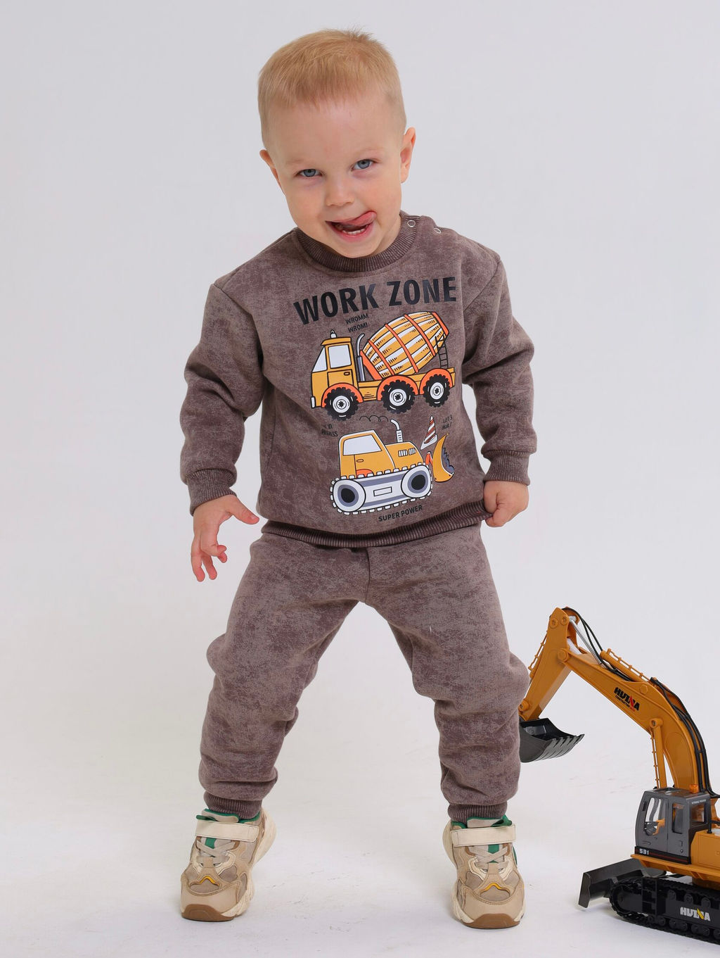 Свитшот(толстовка) с начесом для мальчика Футер - Оптима фото 15