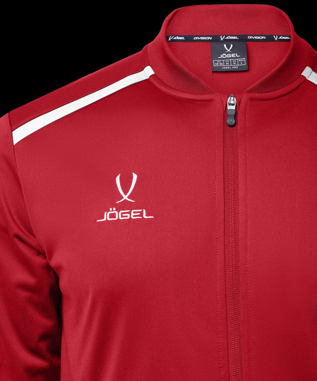 Олимпийка JOGEL DIVISION PerFormDRY Pre-match Knit Jacket, красный  фото 4