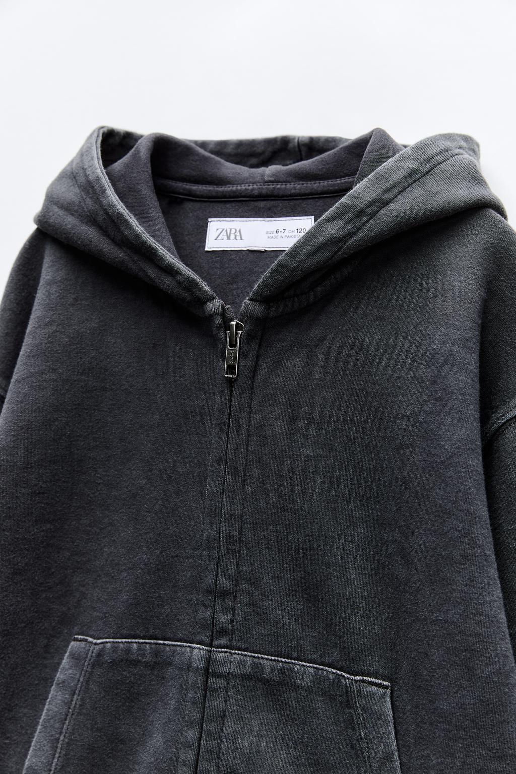 FADED SWEATSHIRT AND TROUSERS SET - Zara фото 6