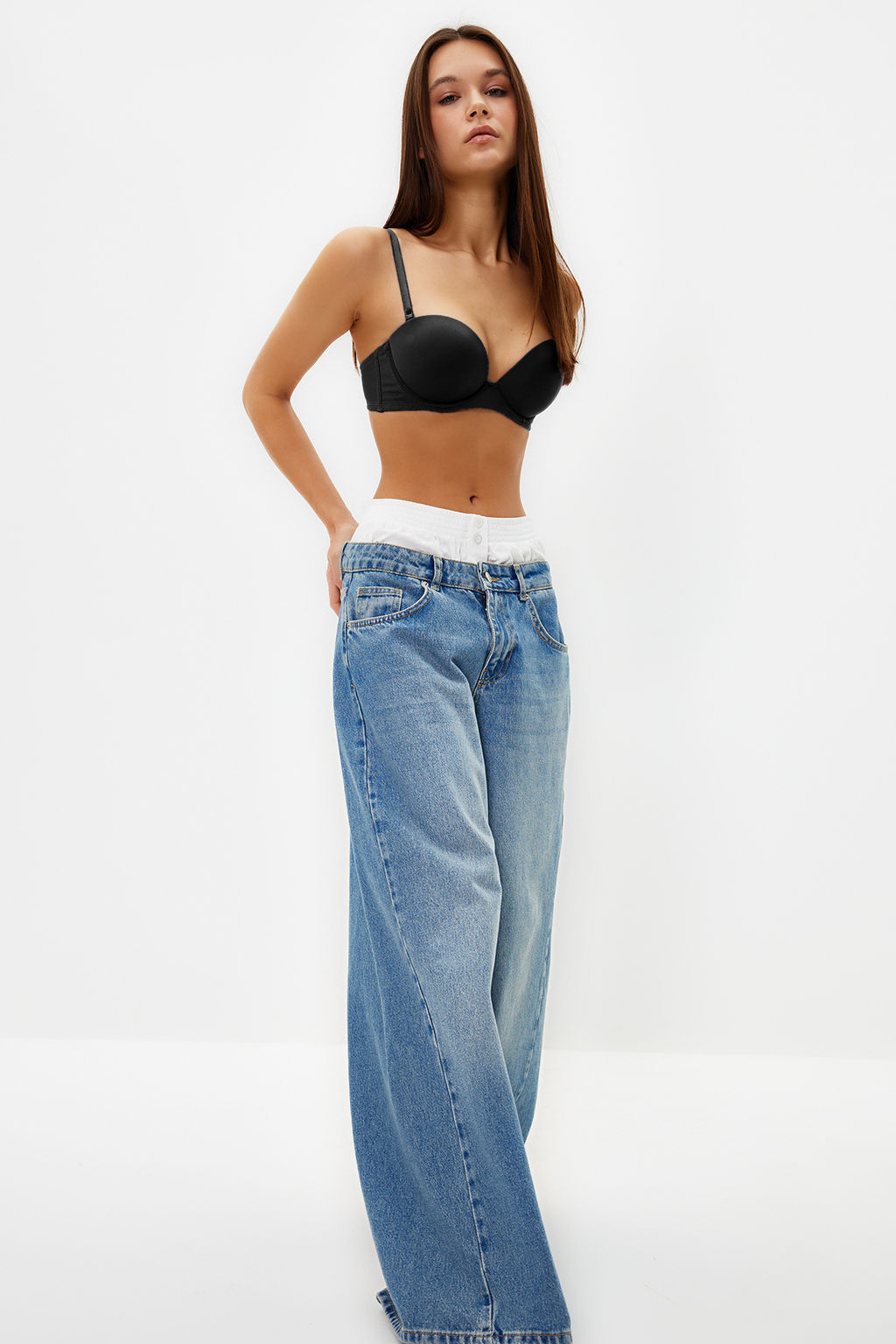 TRENDYOLMILLA Ten Ip Ask?l? Ekstra Dolgulu/Push-Up Tshirt Bra Orme Sutyen THMAW21SU0058  фото 20