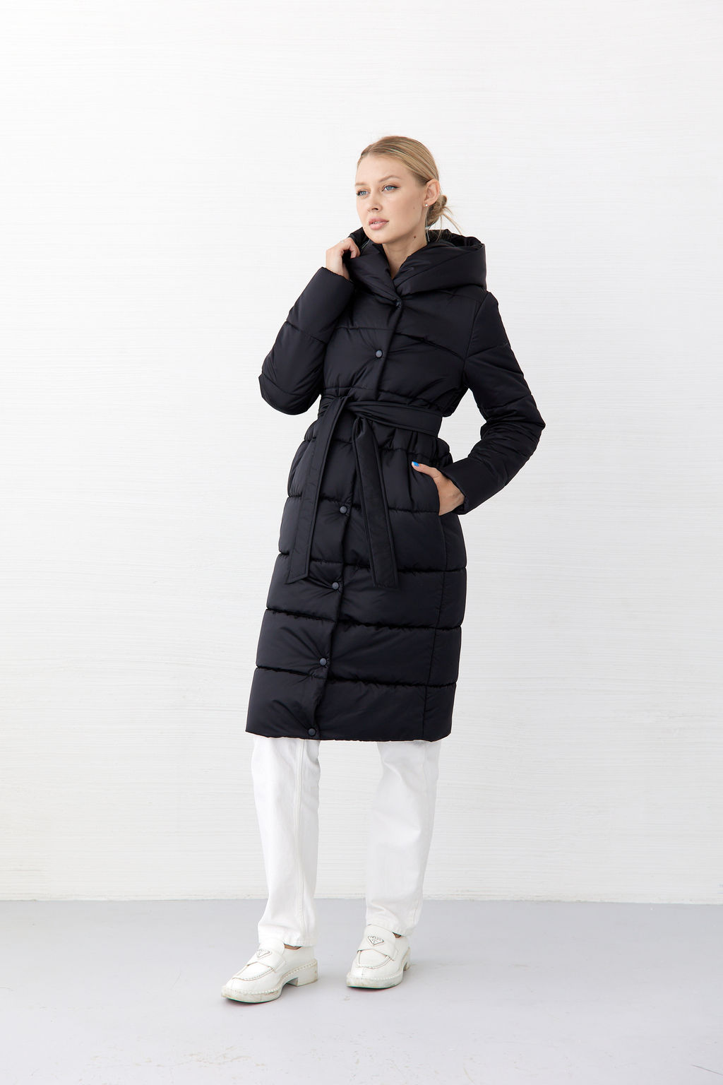 Куртка женская зимняя 25910 (латте) - Kankan фото 8