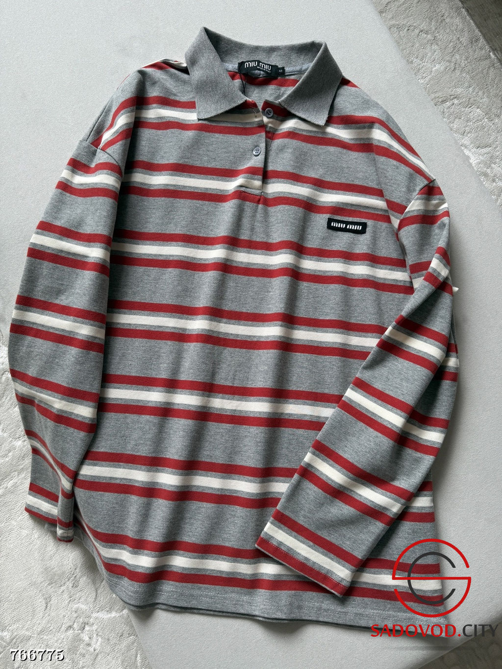 Женский лонгслив в полоску