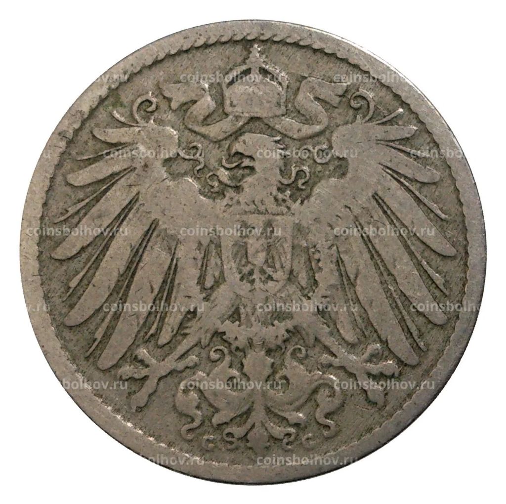10 пфеннигов 1890 года G Германия