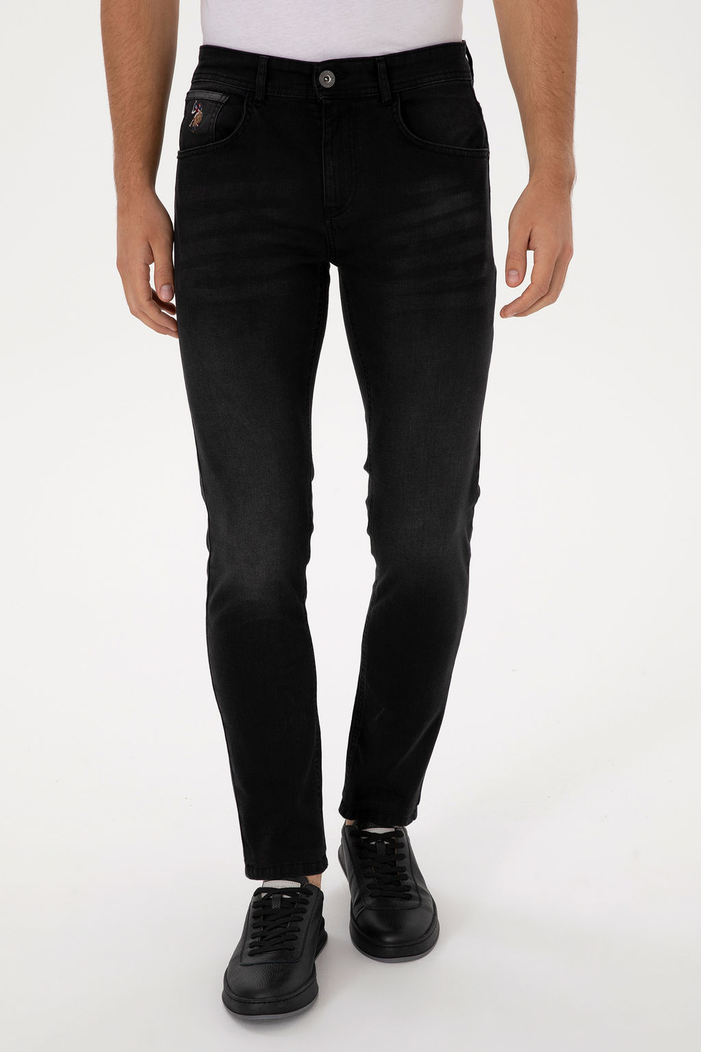 Erkek Siyah Slim Fit Jean Pantolon - U.s. polo assn фото 14