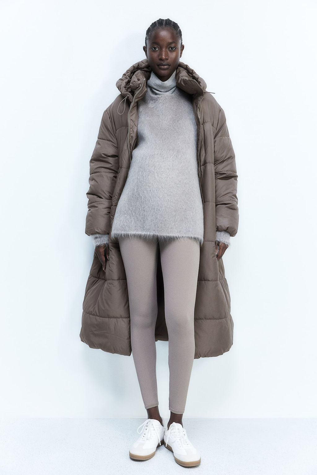 MAMA Hooded puffer coat - H&m фото 2