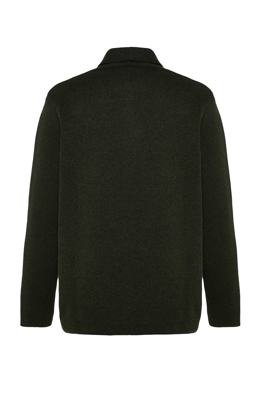 TRENDYOL MAN Antrasit Regular Fit Yunlu Yaka Triko H?rka TMNAW22HI0140 - Trendyolmilla фото 8