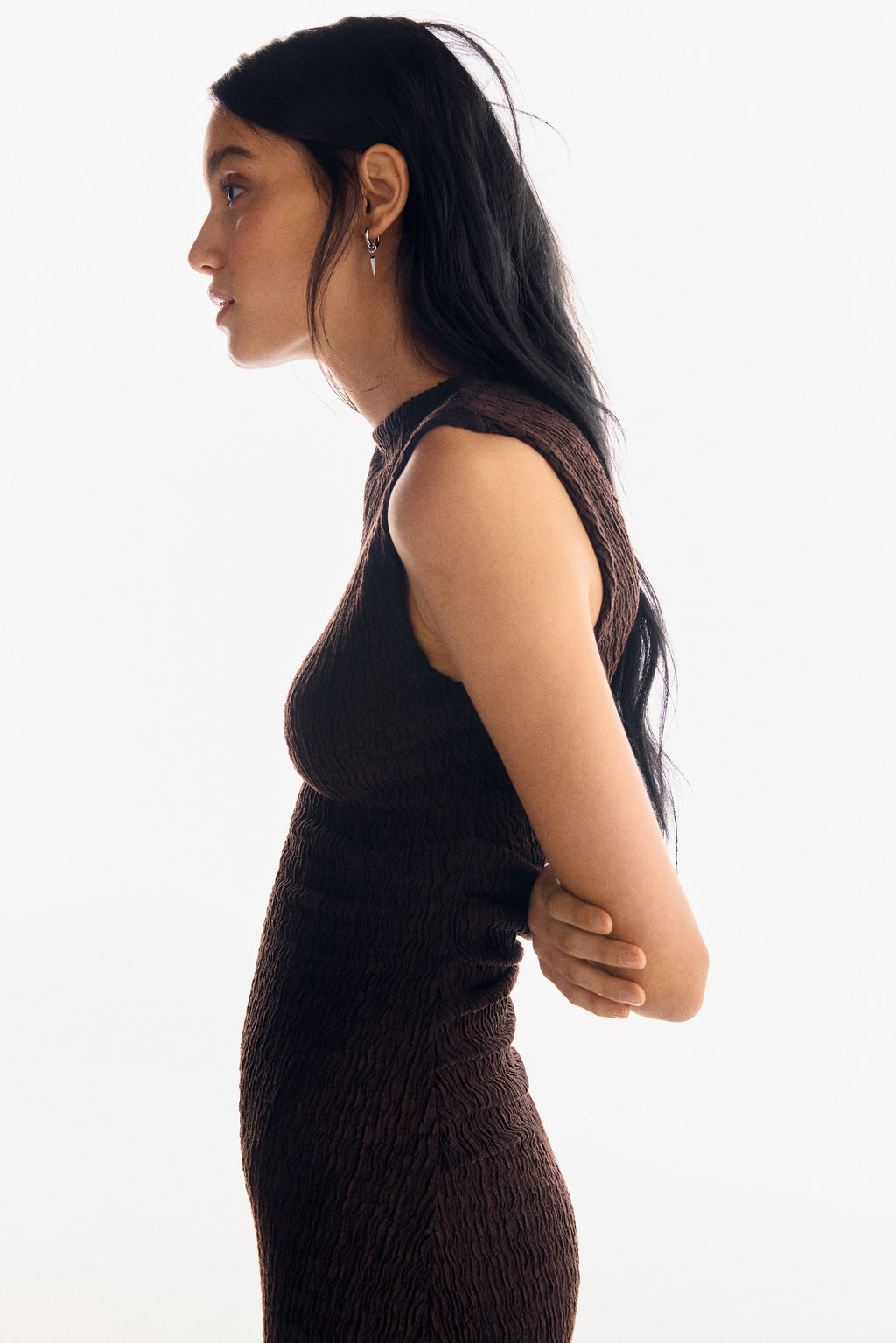 Maxivestido drapeado - H&m фото 7