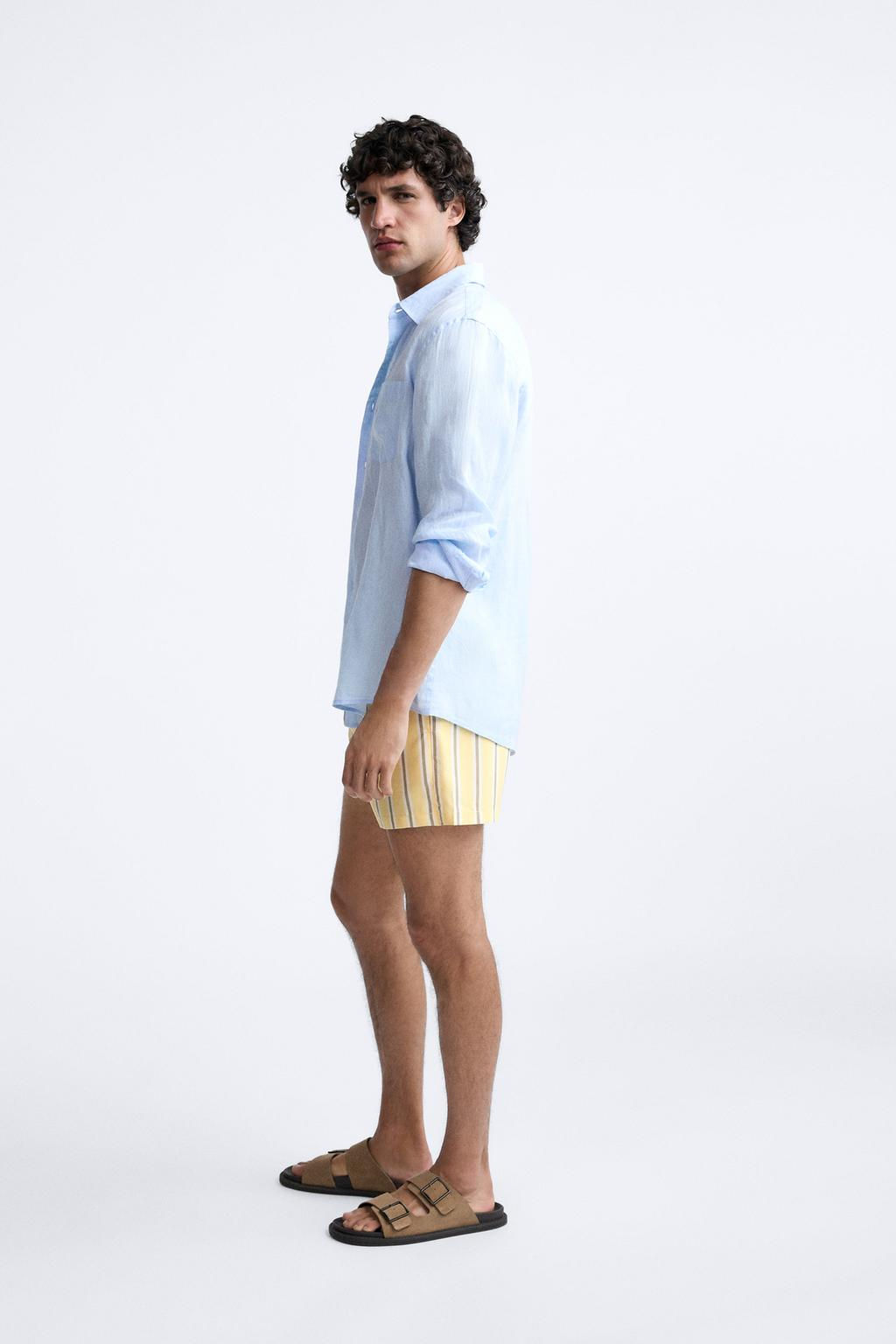 CIZGILI REGULAR DENIZ SORTU - Zara фото 7